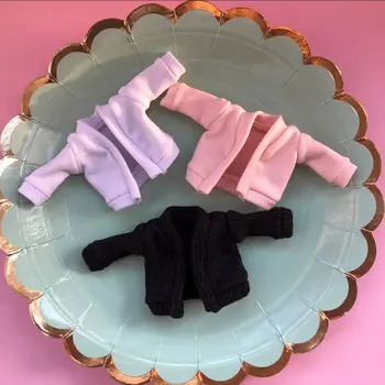 Obitsu11 ob11 baba ruhák gyönyörű csomót disznó agyag kézi fogantyú kabát pulóver iskolai egyenruha baba kiegészítők