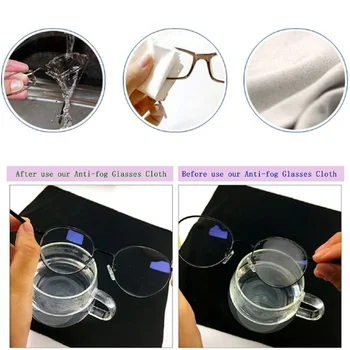 12db Újrafelhasználható Anti-Köd Szemüveg Törlőkendő Előre nedvesített Párásodásmentes Lencse Ruhával Páramentesítő Szemüveg Törölje Megakadályozzák a Ködképző Szemüveg )-(