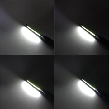 USB Újratölthető LED-es munkalámpa Fáklya COB világos Szalag Zseblámpa led Autó Stílus Használata kézzel fogható Éjjel Lámpa, Lámpák