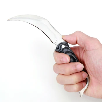 Swayboo taktikai karambit kés fix pengével kemping kés G10 kezelni Vadász Kés Túlélő skorpió kemping köpeny kések