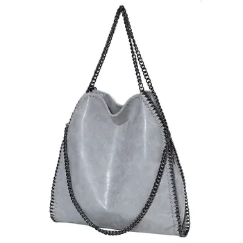 Összecsukható Három Lánc Nagy Váll Munkáját utánozni Női Táskák 2021 Tote Messenger Bag Hölgy Luxus Táskák