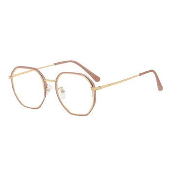 Rövidlátás Szemüveg Vintage Szemüvegkeretek Nők Férfiak Nő Optikai Átlátszó Szemüveg Fém Keret Gafas De Mujer 1.0-1.5, Hogy -6.0
