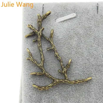 Julie Wang 5DB Alufelni Ág Varázsa Antik Bronz Medál Csatlakozó Kézzel készített Divat Ékszerek Készítése Tartozékok