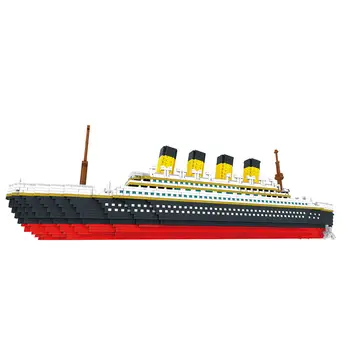 A Titanic 3D-s Micro építőkövei 3800pcs Tégla Nagy Óceánjáró Hajó Tégla Játék a Gyerekek számára