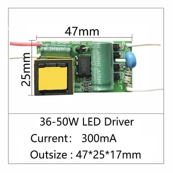 8W 18W 25W 36W 50W 300mA LED Driver 60W 80W 600mA Állandó Áram Fény Transzformátor AC175-265V Power Adapter LED Izzó DIY