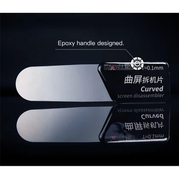 Qianli Eszköz Ultra Vékony Emelje Spudger Szétszerelése Kártya Elkötelezett a Hajlított Samsung Képernyő iPhone iPad Képernyő Megnyitása Eszköz Kés