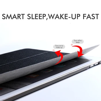 A Huawei MediaPad M2 8.0 burkolata Okos PU Bőr Összecsukható Vissza Fundas A M2 8.0 M2-801W 803L Auto Sleep/Wake Up