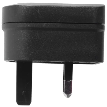 Euro 2 Pin kód, hogy 3-Pin Átalakító Dugó Adapter Fekete