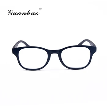 Guanhao Divat Törhetetlen Szilárd Ultrakönnyű Kerek-Acetát Keret Unisex Olvasó Szemüveg Dioptria Gafas Férfi, Női Szemüveg