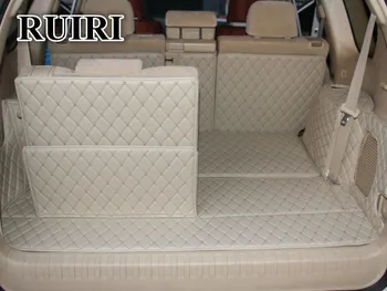 Magas minőség! Különleges autó csomagtartójában szőnyeg Toyota Land Cruiser Prado 150 7 ülések 2019-2010 tartós rakomány bélés mat boot szőnyegek