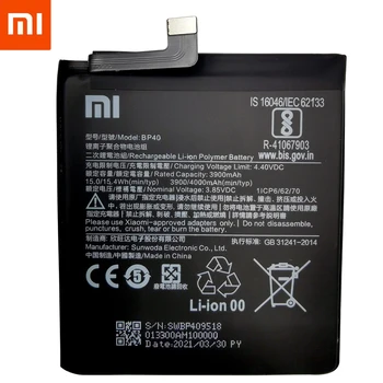 Eredeti, új Akkumulátor BP41 BP40 A Xiaomi Redmi K20 Pro Mi 9T Pro Mi9T Redmi K20Pro Prémium Valódi 4000mAh Akkumulátor