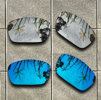 Ice Blue & Ezüst Polarizált Napszemüveg Csere Lencse-Oakley SZIFON Keret - os UV Védelem Jó Fitness