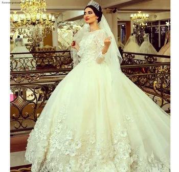 Évjárat Hercegnő Kézzel Készített Esküvői Ruhák Dubai Arab Stílus Az Ország Kert Hivatalos Menyasszony, Menyasszonyi Ruhák Plus Size Rendelésre Készült