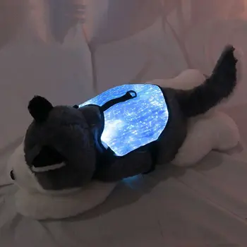 Pet LED Ruházat Kutya Fény Pixel Jelmezek Optikai Szál Mellény Dekorációs Kellék Karácsonyi Ajándék Klub jó Dolog