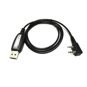 1m 2 Pin Programozási Kábel PUXING USB Könnyen Írni UV5R A Meghajtó a Lemez Walkie Talkie Rádió Tartozék Quansheng Vonal