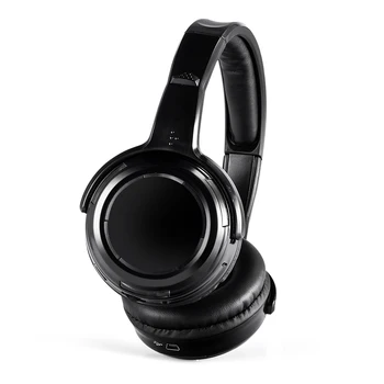 A Silent Disco teljes rendszer fekete led-es vezeték nélküli fejhallgató - Csendes Összejövetel Fél Csomag (40 Fejhallgató + 3 Adókészülék)