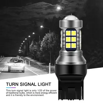 LED lámpa Fény Szuper Fényes Biztonságos Autó Hátrameneti Lámpa T 15 W16W 1156 P21W T20 W21W LED Autó Farok Izzó Autó Fordított Békés