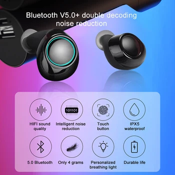 TWS S2 vezeték nélküli headset bluetooth headset binaurális mini TWS fülhallgató, a töltés doboz vezeték nélküli sport in-ear sztereó fülhallgató