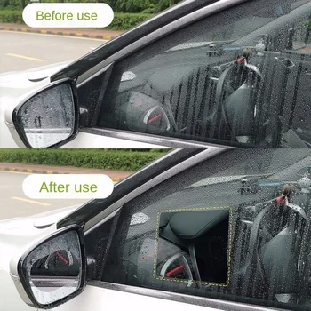 2DB Nano Visszapillantó Tükör Esővédő Fólia Autós ablakához Anti Ködképző Motorkerékpár Vakító Teherautó Vízálló Védő Matricák