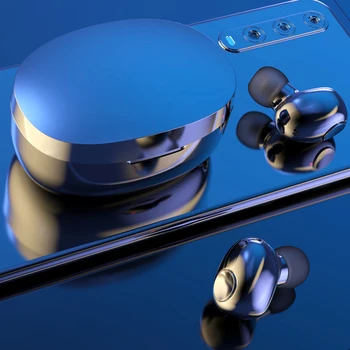 Igaz, Vezeték nélküli fülhallgató 5.1 TWS Mini Fülbe Vízálló in-Ear fülhallgató Sztereó Kihangosító Sport Fülhallgató kettős mikrofon Okostelefon