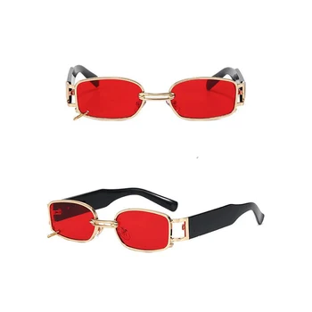 Új márka férfi napszemüveg divatos személyiség divat a nők hordanak fülbevalót kis négyzet női napszemüveg