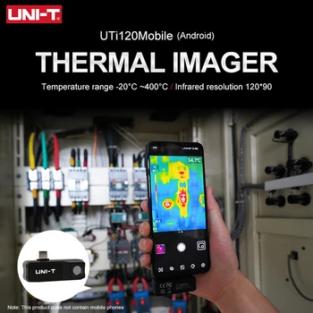 EGYSÉG UTi120 Mobil 10800 Pixel Infravörös hőkamera Kamera Android Telefon Termográfiai Digitális Infravörös Hőmérő