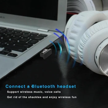 USB-Bluetooth-5.0 Vevőkészülék Audio Adapter Adó Bluetooth Vevő Vezeték nélküli USB-Adaptert a Számítógép PC Laptop c TV Dongle