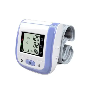 50 Forró Eladó Nagy LCD Kijelző Automatikus kikapcsolás, Csukló Zenekar Digitális vérnyomásmérő