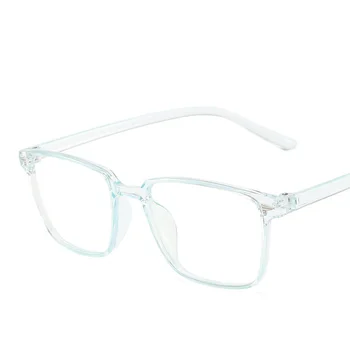 Négyzet alakú Keret Optikai Szemüveg Nők Anti Kék Fény Szemüveges Férfi Átlátszó Számítógép Szemüveg szemvédő Játék Szemüveg