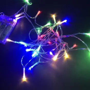 10/20/40/80/160 AA elemes LED String Fények, a Karácsonyi Koszorú Party Esküvői Dekoráció Karácsonyi Exhibicionista Tündér