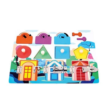 A Gyerekek Fából Készült Montessori Játék Színes Shope Megfelelő Társasjátékok Oktatási Játékok Montessori Anyagok, Baba Játék, Tanulás