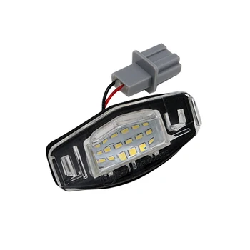 2db/Készlet HAUSNN Nem Hiba Fehér LED Szám Rendszámtábla Lámpa Honda Odyssey Város Civic Accord MR-V Pilóta