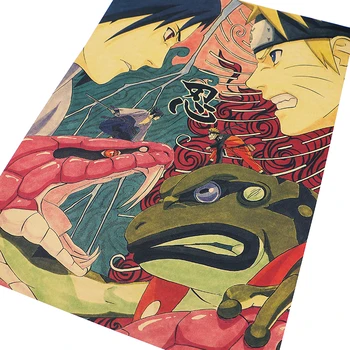 DLKKLB Klasszikus Anime Film D Vintage Stílusú Plakát Kollégiumi Hálószoba, lakberendezés Festmény 51x36cm Art-Fal Matrica Hálószoba Decor