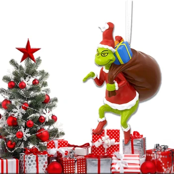 Grincs Karácsonyfa Díszítés Gyanta Lóg Oranment Hogy A Grinch Stole Christmas Díszek, Kiegészítők Függő Dekoráció