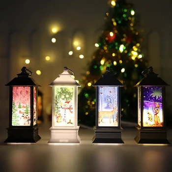 Navidad Mikulás, Hóember Lámpás, Fény, Boldog Karácsonyi Dekoráció az Otthoni karácsonyfa Dísz Xmas Ajándékok Új Év 2022