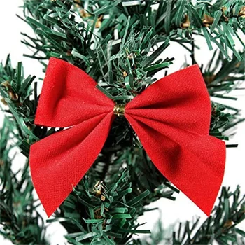 12db/Zsák karácsonyfa Decrations Bowknot a Karácsonyi Dekoráció otthon bowknot karácsonyfa díszek új év 2022 navidad