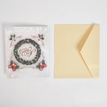 3D felugró Karácsonyi Üdvözlőlapok, Meghívók Ajándékokat a Mikulás Kártyák Feleségül újévi Üdvözlőkártya az Évfordulós Ajándékokat Képeslap